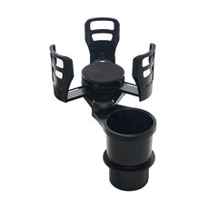 ANBORTEH 安伯特 車用不倒翁2旋轉杯架, 1個, 黑色