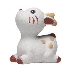 上手家居 療癒動物茶寵擺件/茶具/桌面擺件/紫砂茶寵, 1個, 鹿途花生