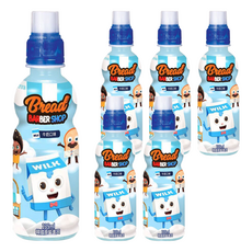 LOTTE 樂天 Bread Barber Shop 牛奶味飲料, 235ml 韓國原裝進口, 6瓶