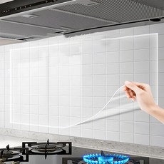 半島良品 炫染廚房防油貼磁磚貼 透明, 1個