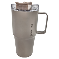 Hiromimi 手把冰壩杯, 燕麥杏, 600ml, 1個