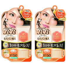 Keana Pate SHOKUNIN 毛孔職人 無瑕豔澤BB霜, 柔滑質地 遮蓋暗沉 毛孔, 美容保濕成分配合, 自然膚, 30g, 2條