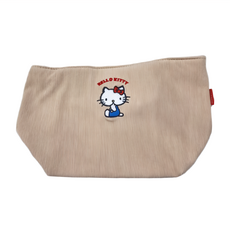 Skater Hello Kitty 燈芯絨 鋁箔保冷午餐袋, 1個