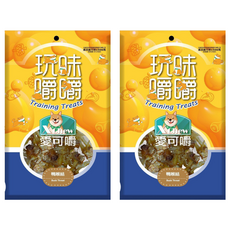 X Chew 愛可嚼 原肉零食 犬用 訓練零食, 鴨喉結, 50g, 2包