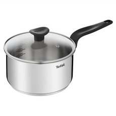 Tefal 特福 首選不鏽鋼系列 單柄湯鍋加蓋 3L, 20cm, 不鏽鋼, 1組