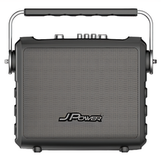 J POWER 杰強國際 震天雷行動KTV經典PLUS 便攜重砲版 6.5吋 附麥克風 2支, 黑色, JP-AV-MK65CP