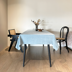 Hoom禾慕生活 防水桌布 薄荷藍, 300 x 180cm, 1個