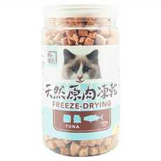 Mr.凍乾 貓用原肉 鮪魚 150g 貓零食, 1罐