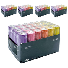 Cuktech 鹼性3號電池 B08 5組 24顆, 多彩環保