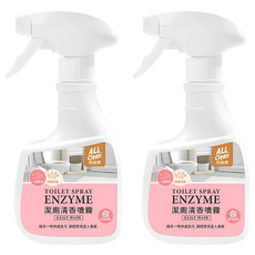 多益得 ALL Clean 潔廁清香噴霧 ENZYME 雪松玫瑰, 360ml, 2瓶