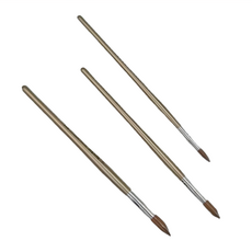 Macro Wave 馬可威 羊毛水彩筆 圓 Set, 1組, 8號 + 12號 + 16號