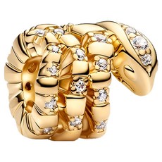 潘多拉女士捲曲蛇形串飾