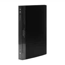 Lan CHYn 連勤牌文具 KU色系60入資料簿 紅 附內紙 LC-60KU, 黑色, 1個