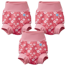 Splash About 全新 Happy Nappy 3D加強版 游泳尿布褲, L, 3件