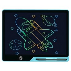 H&R 安室家 兒童畫板/手寫板/電子畫板 13吋(27 x 21 x 1cm), 藍色, RT5-3