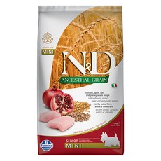 Farmina 法米納 LD5 天然低榖糧系列 小顆粒 老犬 乾飼料, 雞肉石榴, 2.5kg, 1袋