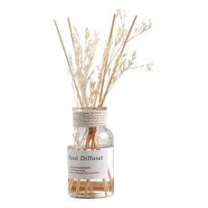 LifeShopping 乾花情人草香薰套裝, 檸檬草, 100ml, 1組