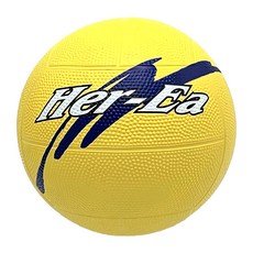 Her-Ea 禾亦 躲避球 黃色 100%橡膠 PVC袋裝, HB253, 1個