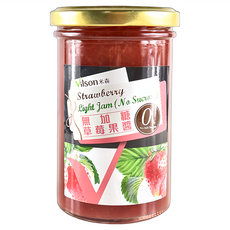 Vilson 米森 無加糖草莓果醬 法國精選 無人工添加, 290g, 1罐