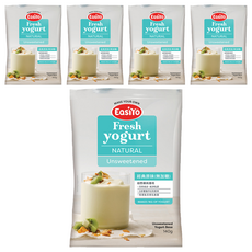 EasiYo 優格粉 原味, 紐西蘭原裝進口, 每湯匙含百億乳酸菌, 需搭配easiyo優格機使用, 140g, 1包, 5包