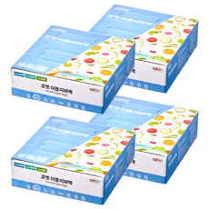 comet 雙層夾鍊袋 方形 60個 + 小 100個 + 大 40個, 方形 + 小 + 大, 200個, 4盒