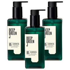 J'SOOP Deep Green J 卸妝油 80%植物油, 300ml, 3瓶