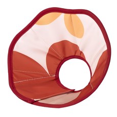 Hidream 寵生幾何 寵物錐形柔軟伊莉莎白頸圈, 貓狗通用, EVA材質, 防水, 多種規格, XL, 豆沙色, 1個