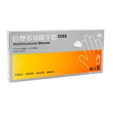 台塑 多功能手套 加長型 無粉墨 無乳膠, 104入, 1盒