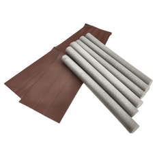 minono 米諾諾 皮革泡棉門縫擋插入式 130783 皮革套 96 x 14cm + 泡棉條 2.5 x 32cm, 1個