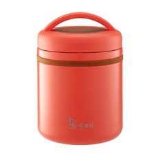 Hi CHEF 掌廚 可樂膳 摩奇陶瓷不鏽鋼提鍋 - 1200/920ml, 紅色, 1個