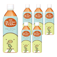 DyDo 角落生物版紅茶 款式隨機, 500ml, 6瓶