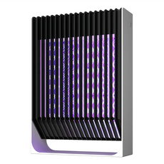 ANTIAN 物理仿生電擊式 USB充電 立式兩用 壁掛滅蚊燈 黑色, XQN-818