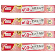 楓康 耐高溫鋁箔紙, 30cm x 15m, 4個