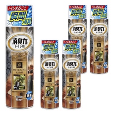 ST 雞仔牌 浴廁瞬間消臭力噴劑 木炭&檀香, 330ml, 5瓶