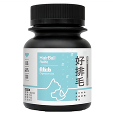 Abib 亞筆 HairBall Relife 寵物好排毛粉，適用成貓、高齡貓，幫助腸胃消化, 毛球護理, 1罐
