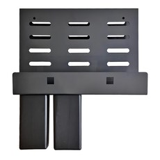 FAmILyLIFE 生活 免打孔不鏽鋼刀具砧板收納架 免釘膠款 A-267-BK 27.6 x 10 x 20.3cm 1230g, 深沉黑, 1個