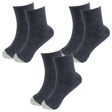 Amiss 機能感 竹炭無勒痕穴道防滑襪3入組 #1601-8