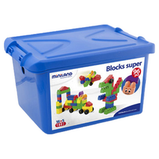 Miniland 益智大顆粒進階積木STEM 96入, 1盒, Multicolor