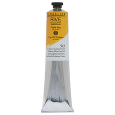 SENNELIER 申內利爾 RIVE里夫專家級油畫顏料 無金屬色 N130332.543 深鎘黃 代用, 200ml, 1色