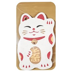 霜山新款膨脹木漿棉海綿 招財貓 小貨, 1入, 1個