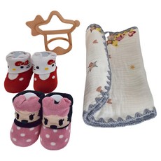 Qbibiya 聰慧 嬰兒禮盒套裝, 不適用, 混色