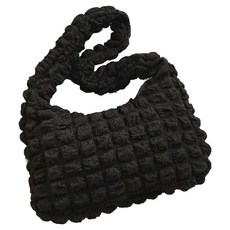 小麥購物 泡泡雲朵包 E160 66g 2個, 摩登黑