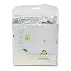 Loulou Lollipop 可掛式矽膠餐墊 - 美味酪梨, 100%食品級矽膠, 40x30公分, 1個