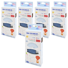 PERFECT 普惠醫工 韓版KF94魚型4D立體幼幼醫用口罩, 丹寧藍, 10片, 5盒