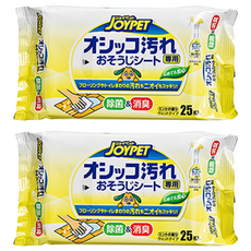 JOYPET 寵倍家 全寵物排泄清潔濕紙巾 CPC專利抗菌 綠茶除臭 快乾不黏膩, 25張, 2包