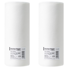 SHIMOYAMA 木漿廚房紙 小貨 24 x 25cm 白色, 1入, 2捲