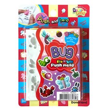 Donerland 迷您矽膠黏土模型 昆蟲世界, 安全無毒, 通過歐盟CE認證, 1組