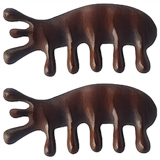 美得像專櫃 經絡按摩梳 11 x 15cm, 毛毛蟲, 2支