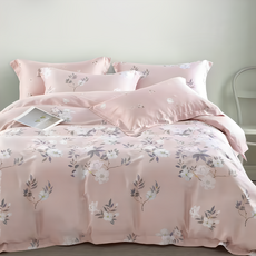 貝淇小舖 60支純天絲 床包兩用被四件組