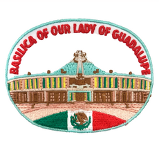 A-ONE 匯旺 墨西哥 地標造型刺繡 瓜達盧佩聖母大教堂 7.5 X 6 CM, 彩色, 1個